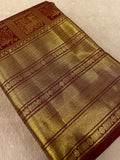 Premium Bridal Semi Kanchipuram Silk Saree - 902785