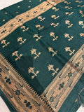 Premium Quality Tussar Saree in Paithani Weaves