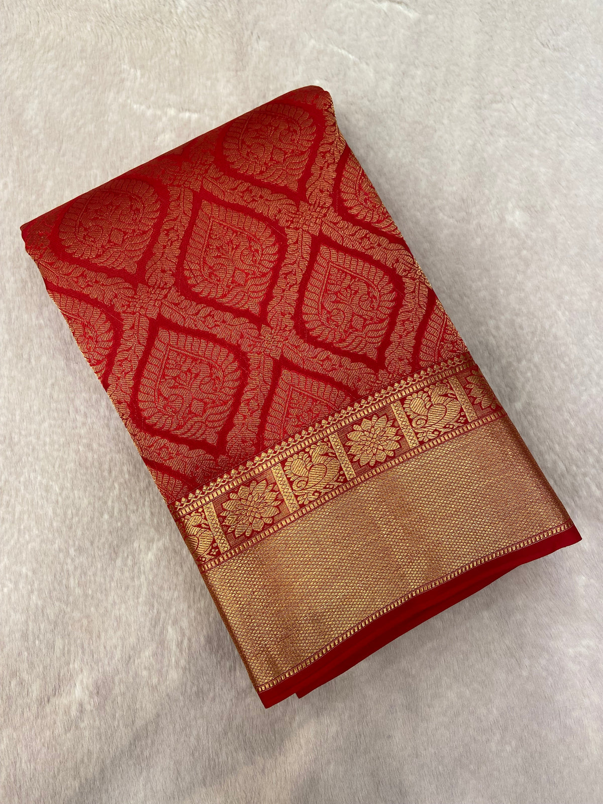 Pure Handloom Kanjeevaram Silk Mark Certified Saree
