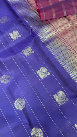Half mix Kanjeevaram silk saree