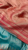 Premium Quality Semi Paithani Silk Saree - 902757