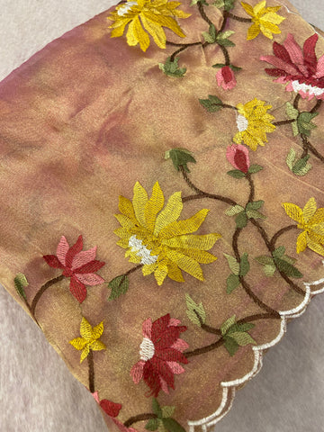 Premium tissue organza saree