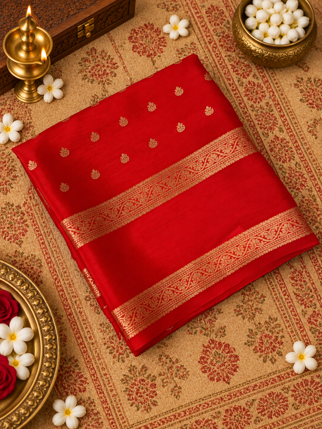 Pure Mix Crepe Mysore Silk Saree❤️ - 902030
