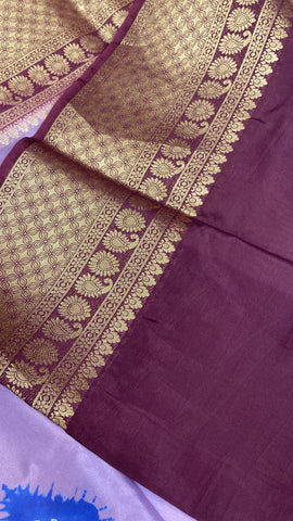 Premium Crepe Bandhini Saree (Dark)