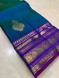 Pure 1G gold zari handloom Kanjeevaram Silk Saree- Silk mark certified- PS2415