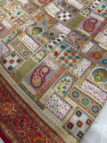Premium Banarasi Crepe Kalamkari Saree