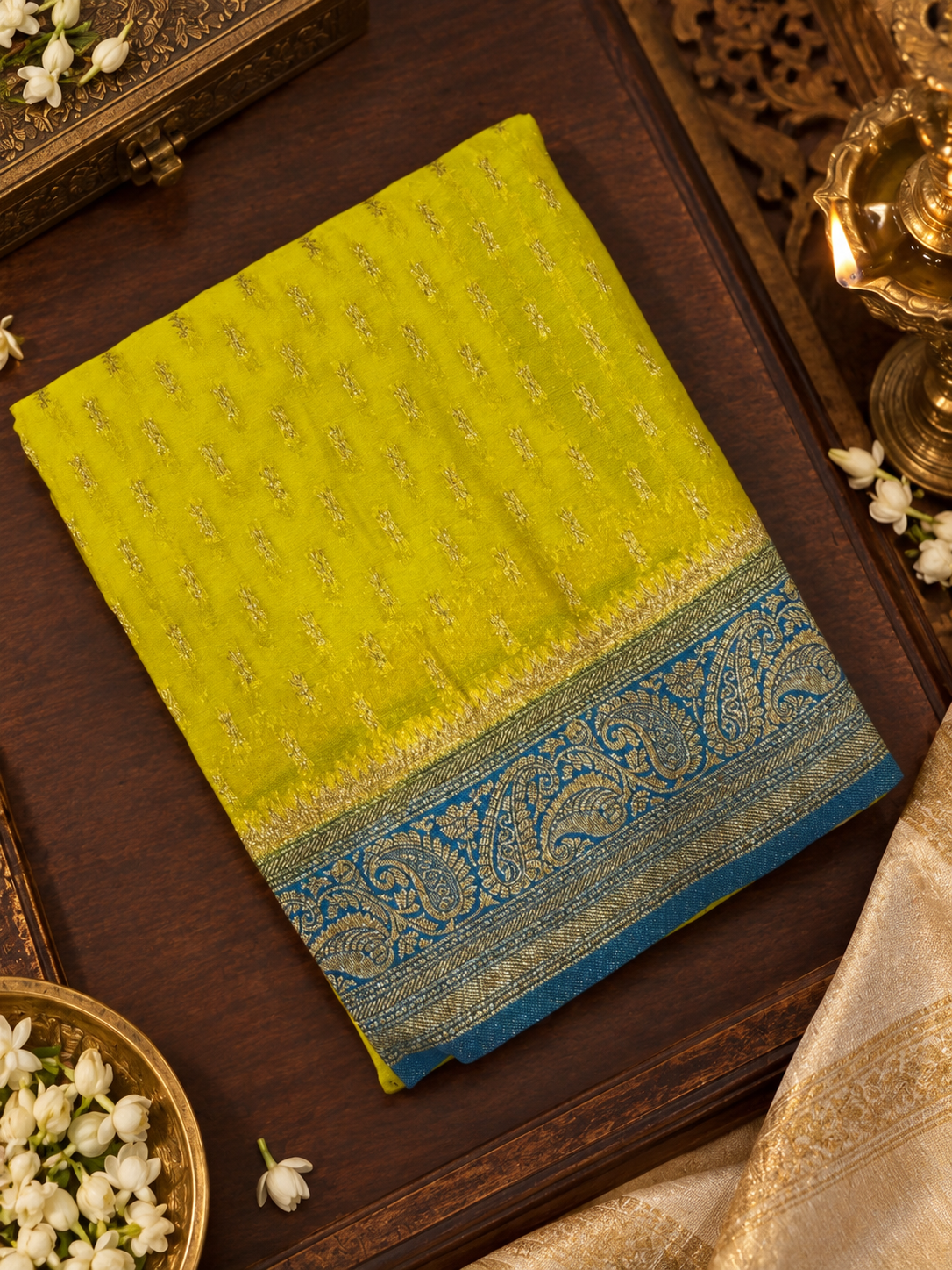 Premium Crush Georgette Saree -902138