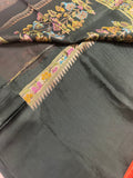 Premium Quality Tussar Saree in Paithani Weaves With Satin Border