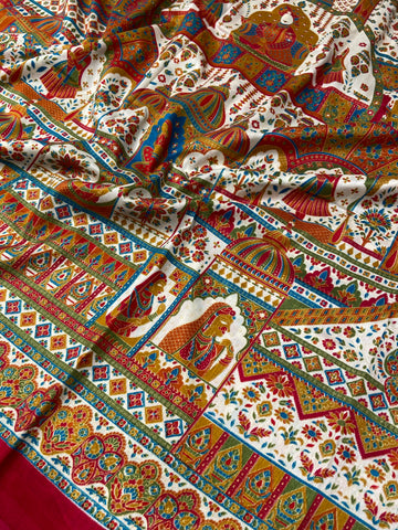 Premium Pashmina Silk Saree 💗