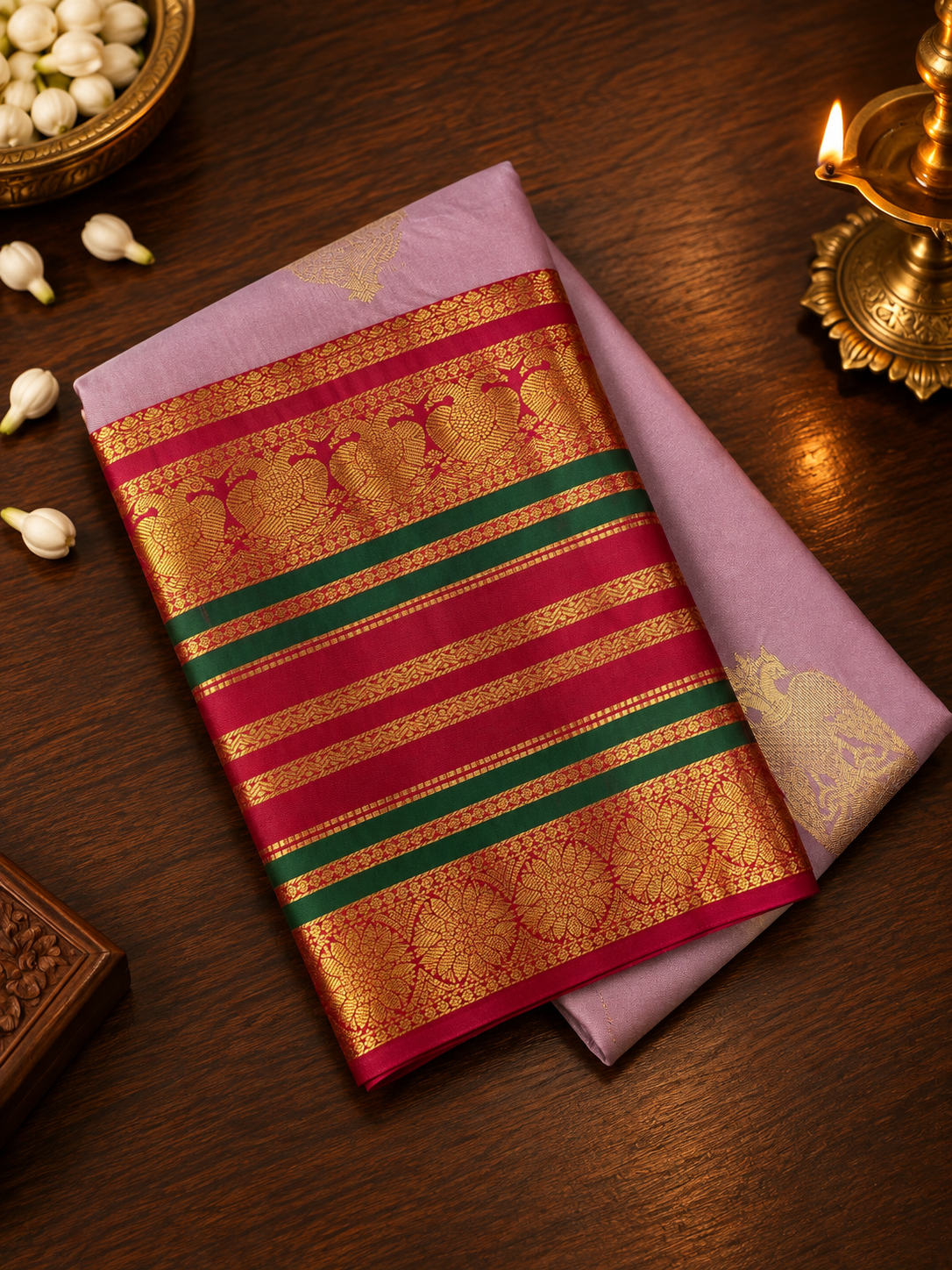 Premium Semi Kanchipuram Silk Saree