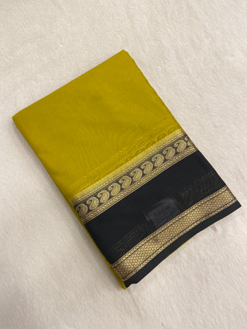 Premium Crepe Semi Mysore Silk Saree
