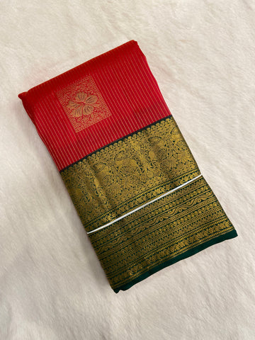 Pure Kanjeevaram silk mark certified saree