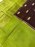 Pure  Mix Mysore Crepe Silk Saree