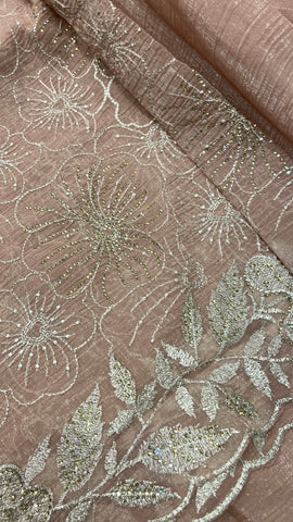 Premium Crush Organza Saree