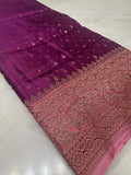 Pure mix crepe silk saree
