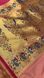 Premium Quality Semi Paithani Silk Saree - 902474