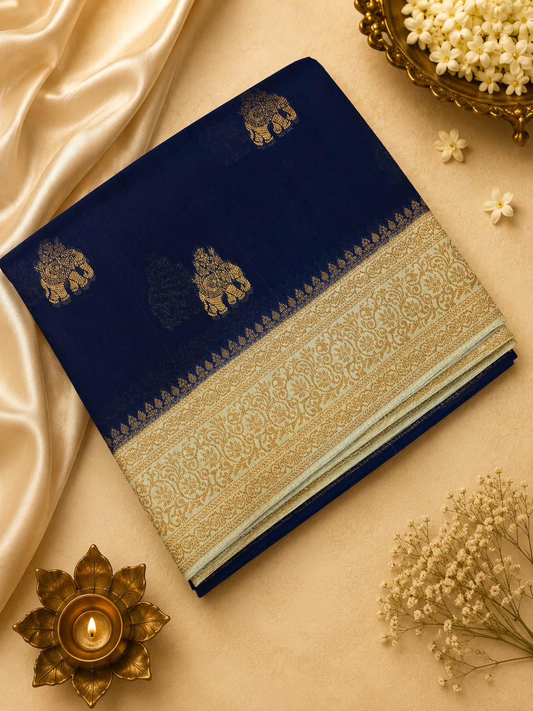 Premium Tassar Silk Saree