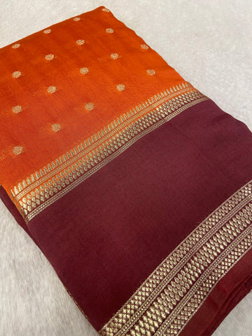 Premium Semi Chanderi Saree