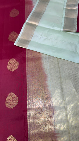 Pure Kanjeevaram silk mark certified saree