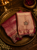Pure handwork tissue kanjeevaram saree with dupatta