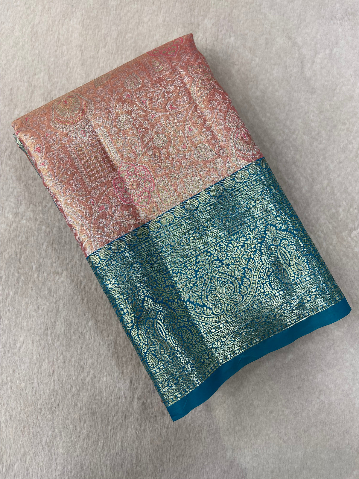 Bridal Semi Tissue Silk Saree