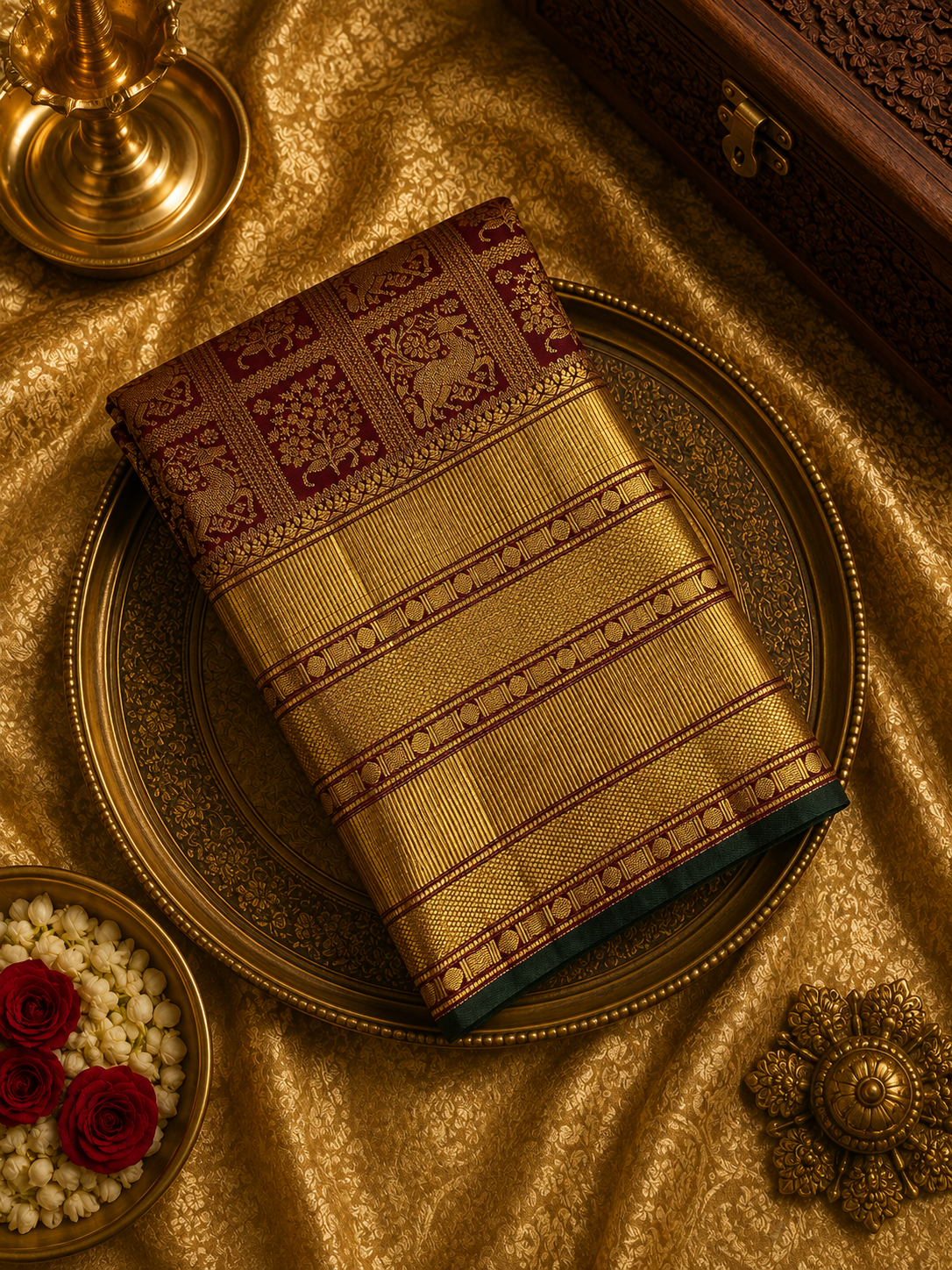 Premium Semi Kanchipuram Silk Saree