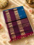 Pure Kanjeevaram Soft Silk Saree