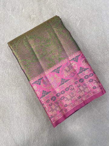 Bridal Semi Tissue Silk Saree
