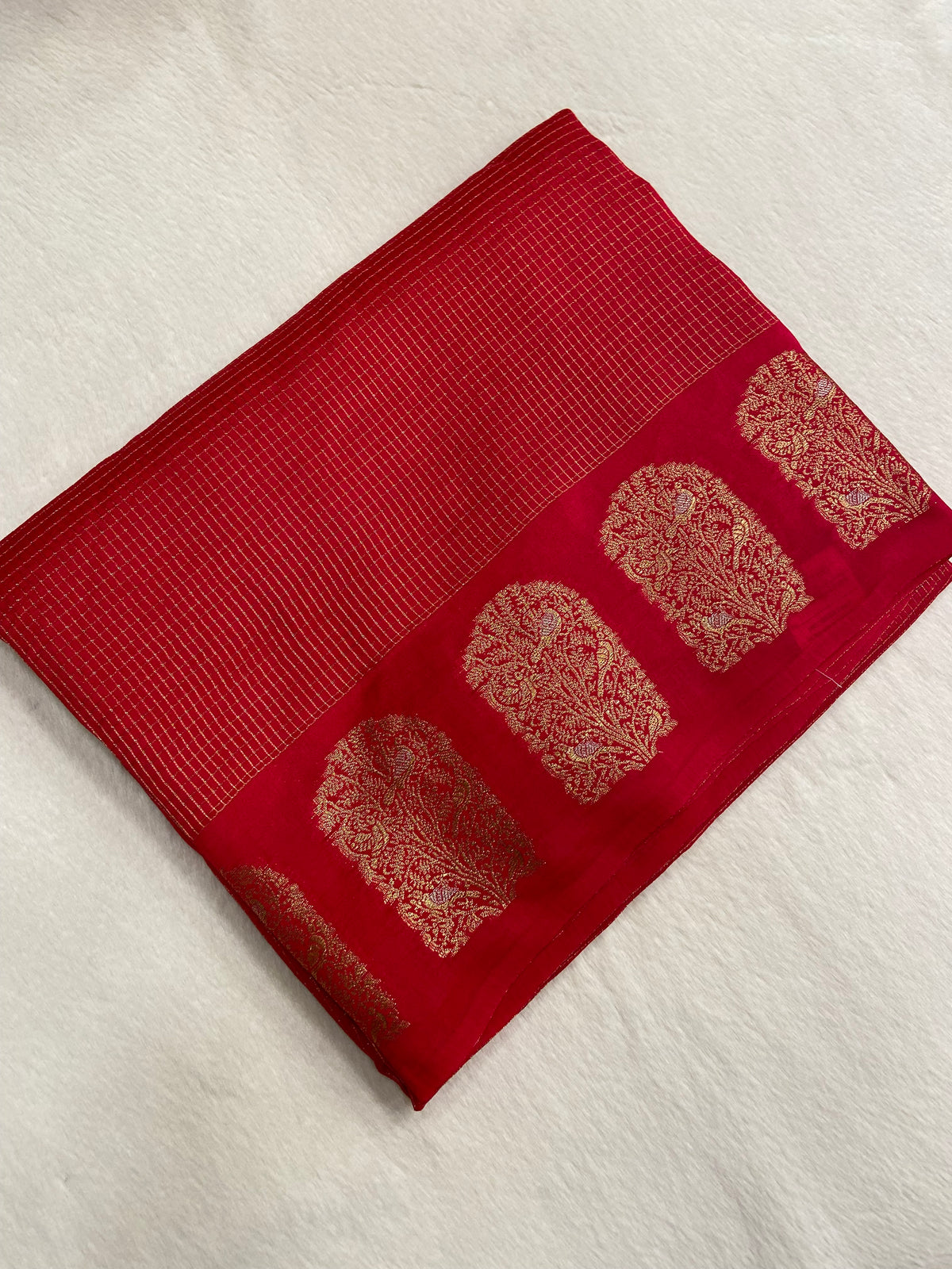 Premium semi Kolkata crepe silk saree (pink)