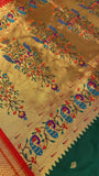 Premium Quality Semi Paithani Silk Saree - 902474