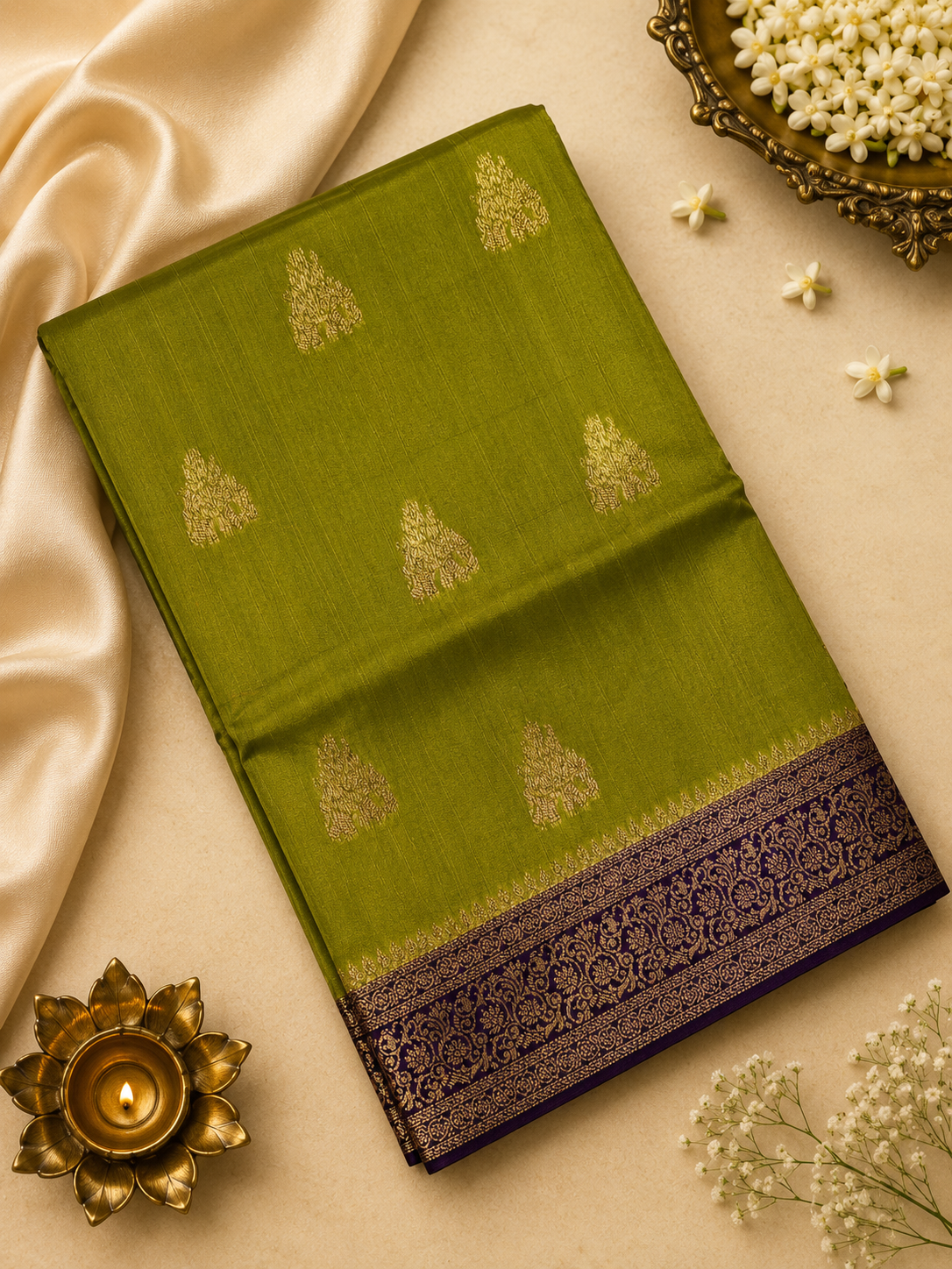 Premium Tassar Silk Saree