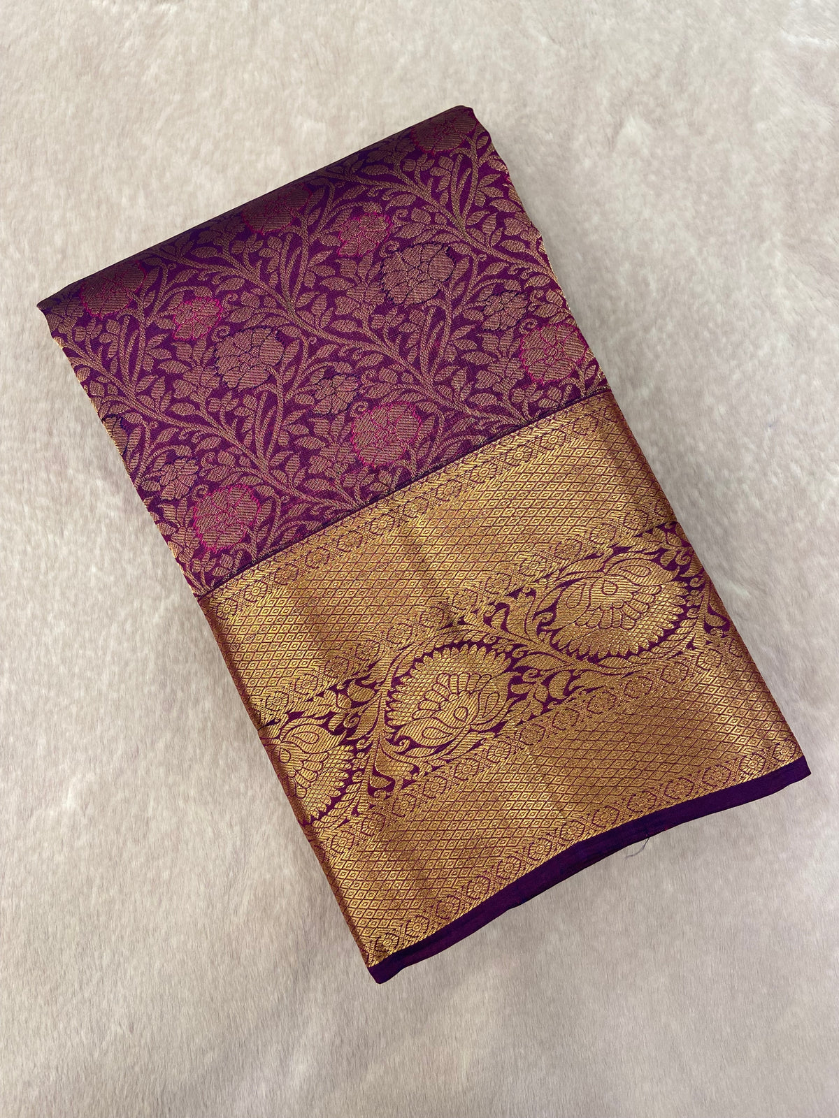 Pure Handloom Kanjeevaram Silk Mark Certified Saree
