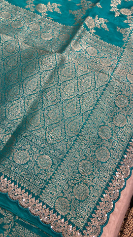 Pure Chinnon Saree✨