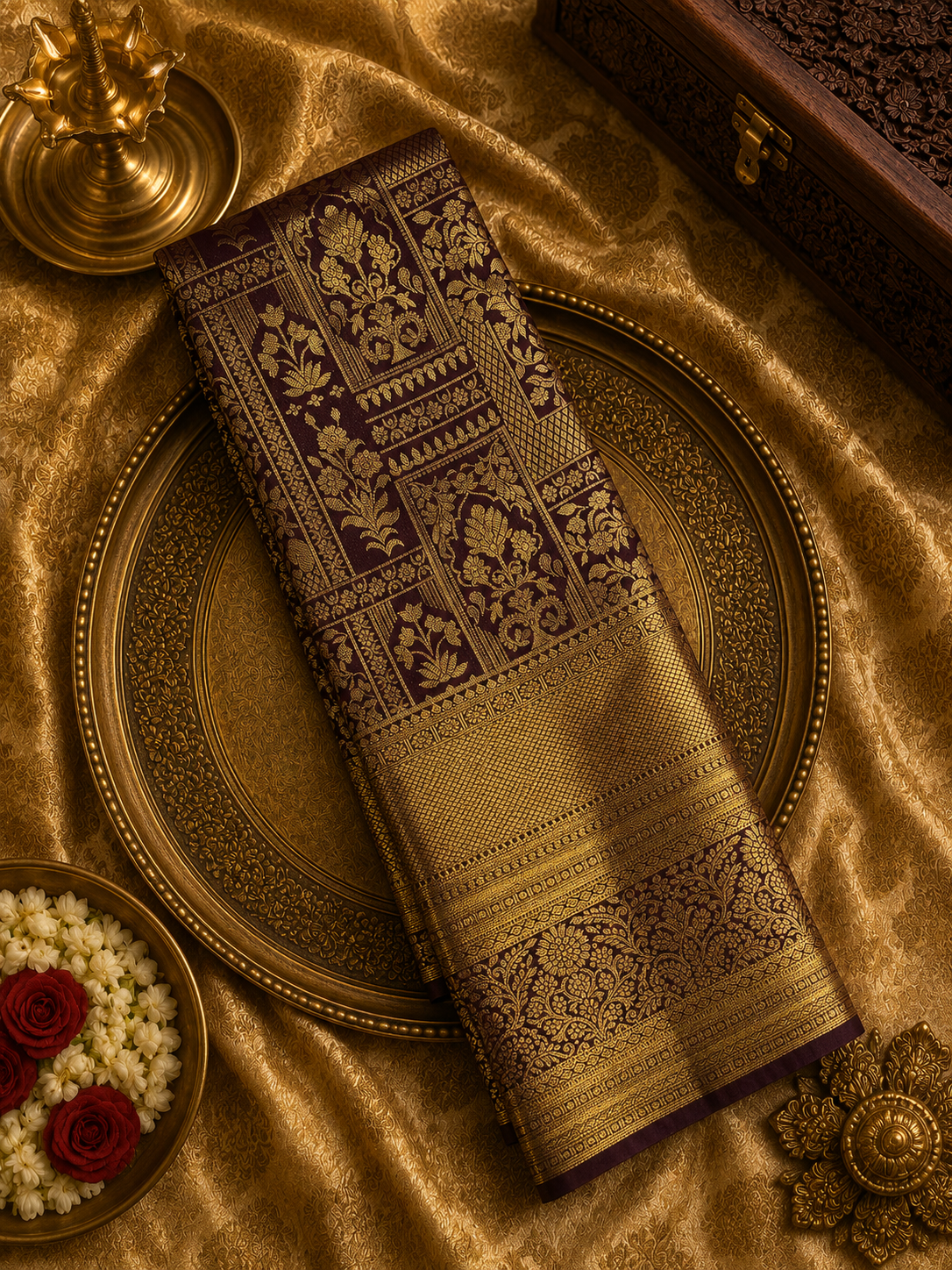 Premium Semi Kanchipuram Silk Saree