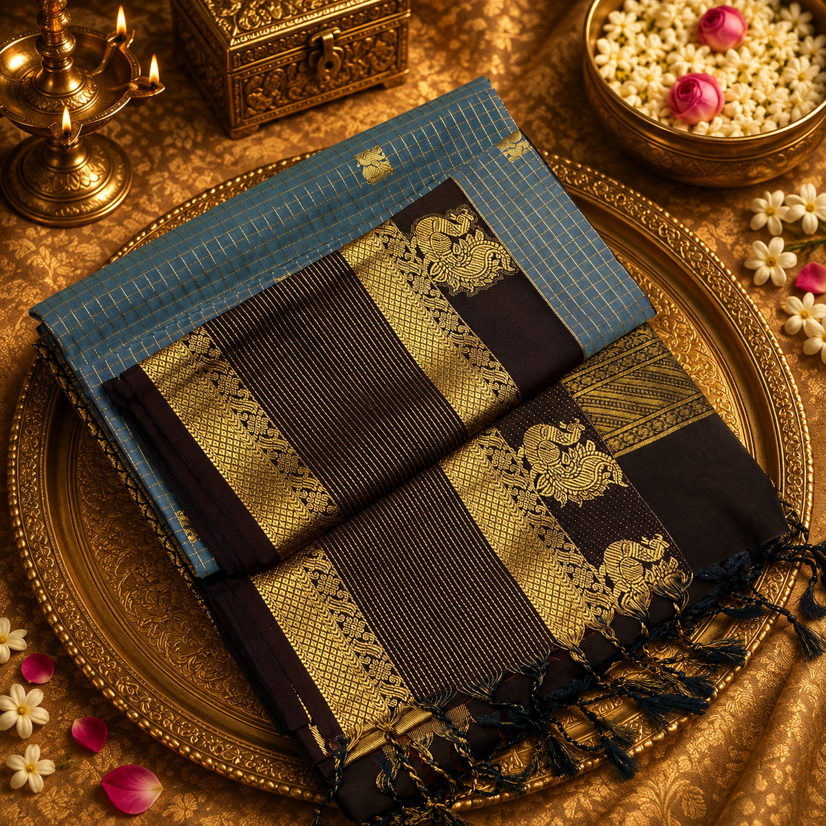 Premium Mini Kanchi Soft Silk Saree