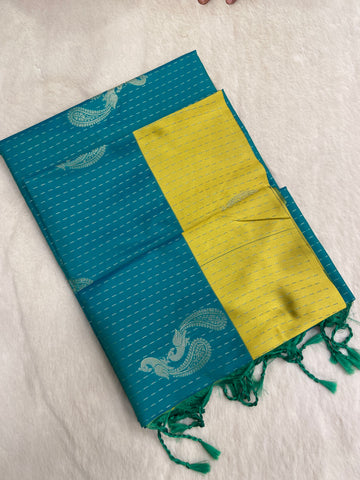 Semi Kanchipuram silk saree