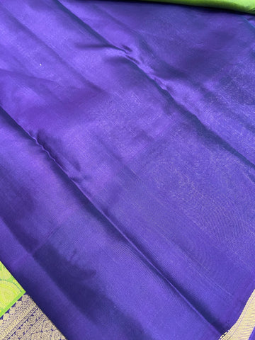 Half mix Kanjeevaram silk saree