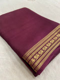 Premium semi mysore crepe silk saree