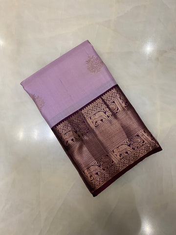 Pure Kanjeevaram silk mark certified saree