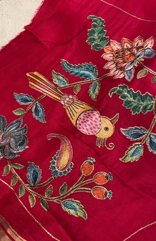 Premium Viscose Banarasi Saree With Work💗