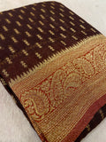 Premium Crush Georgette Saree -902138