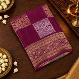 Pure Chinnon Silk Saree