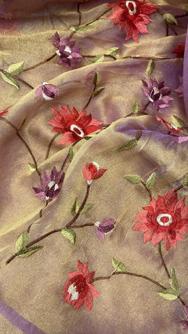 Premium tissue organza saree