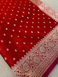 Pure Crepe Satin Silk Saree