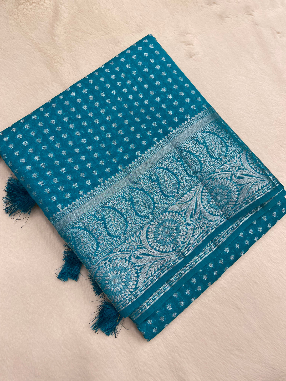 Butter Crepe Silk Saree