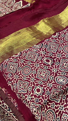 Premium Gajji Modal Silk Saree With Mirror Work