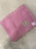 Premium Fendicrush Saree (lavender)