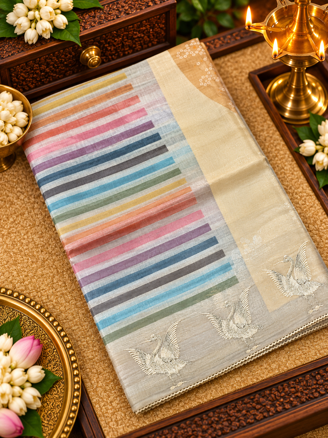 Premium Tissue organza saree - 902582