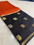 Pure Mix Mysore Crepe Silk Saree