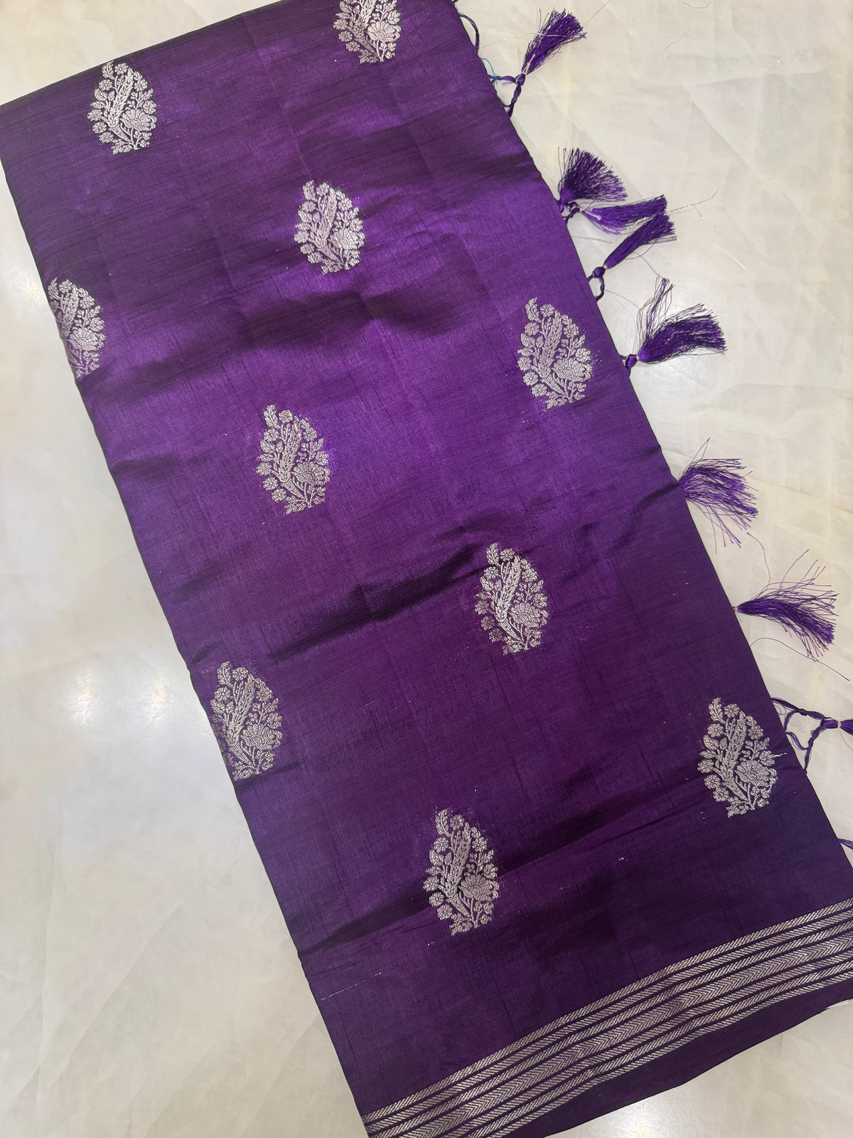 Butter Crepe Silk Saree